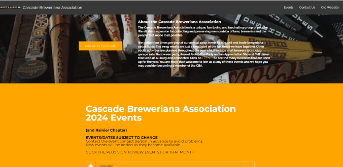Cascade Breweriana beer collectibles page