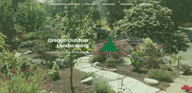 Landscaping responsive website