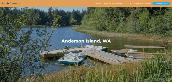 Retired Real Estate agent Sarah Garmire shares her years of tips and fun facts about Anderson Island, Washington